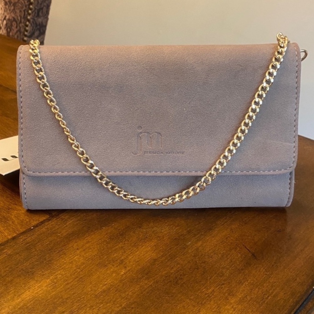 Jessica Moore Pink Chain Clutch Women's Bag 🆕